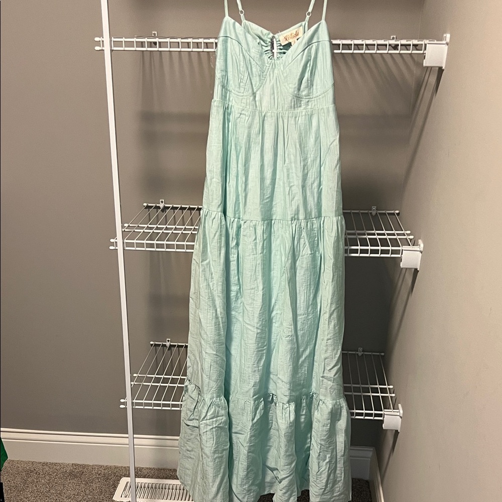 Listicle Light Blue Maxi Dress